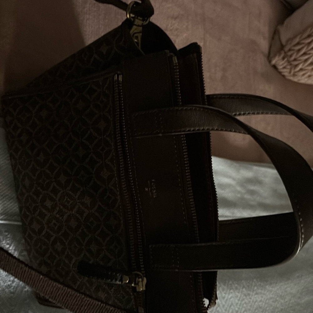 Fossil Tessa Satchel Purse Handbag Tote Bag